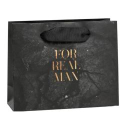 Пакет бум. 12*15*5,5см Настоящий мужчина /7164736/Дарите Счастье/