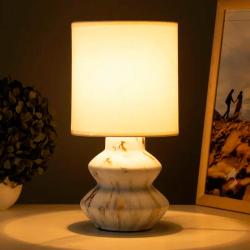 Настольная лампа ЭКОНОМ СВЕТ G32216/1T WT+GD Белый, золото