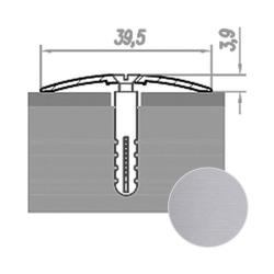 Профиль одноуровневый НОВОСЕЛ П 1.5 Алюминий 0,9 м