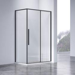 Душевое ограждение VINCEA Slim-N VSR-4SN8014CLB 140*80 см