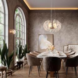 Люстра ODEON Siama 5089/80L Латунь