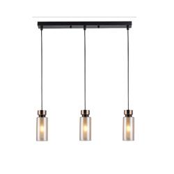 Подвес ЛАЙТ СФЕРА 74338/3 Pearl black+bronze Черный