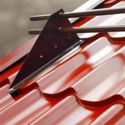 Снегозадержатель трубчатый RAL 8017 3000 мм