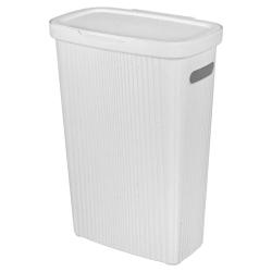 Корзина для белья БЫТПЛАСТ Velvet светло-серый 45 л 433246238