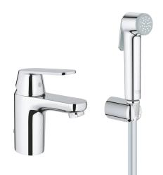 Смеситель для умывальника с гигиеническим душем GROHE Eurosmart Cosmopolitan 23125000