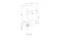 Смеситель для умывальника ORANGE AP48-302NI
