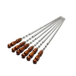 Шампур деревянная ручка 3*12*670 мм