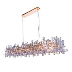 Люстра ЛАЙТ СФЕРА 2874E/12A Gold+clear Золото