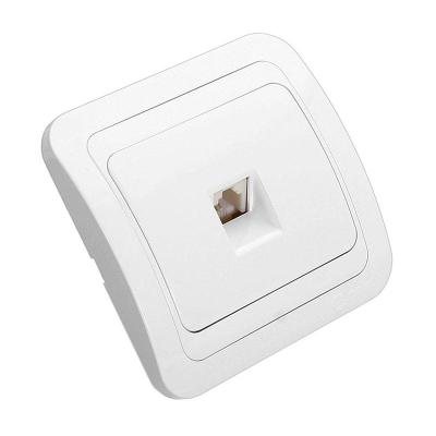 Розетка телефонная MAKEL Mimoza белый 12014