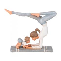 (АКЦИЯ) Cтатуэтка 18*6*14,5см Йога, полистоун /154-506/LEFARD/ 