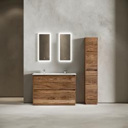 Тумба с раковиной SANCOS Libra Floor 120 дуб чарльстон двойная