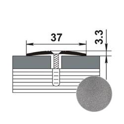 Профиль одноуровневый ЛУКА ПС 03 Серебро 01 п 2,7 м