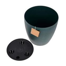 Горшок пластиковый ЛИВИНГРИН Магнолия эко Малахит 3 л