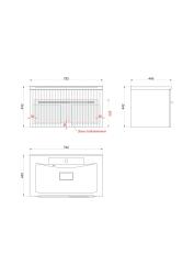 Тумба с раковиной КАКСА-А Sharm 80