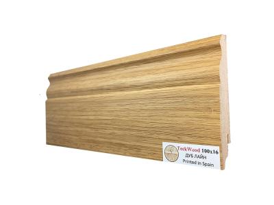 Плинтус ламинированный TECKWOOD Дуб лайн 2150*100*16 мм