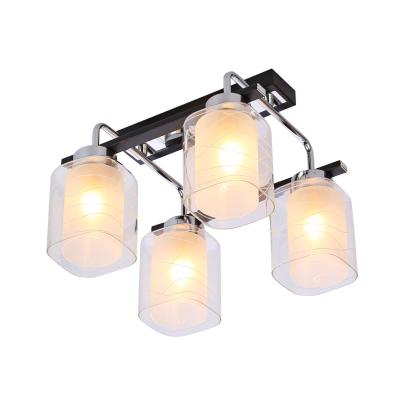 Люстра ЛАЙТ СФЕРА 20222/4 Black+chrome Черный