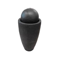 Фонтан GLQ Ваза с шаром Графит 31*30,5*65 см
