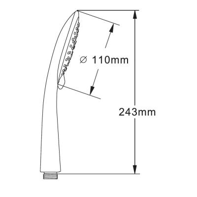 Лейка душевая ORANGE S05HS