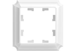 Рамка SYSTEME ELECTRIC Atlas design antique 1 пост белый ATN100101