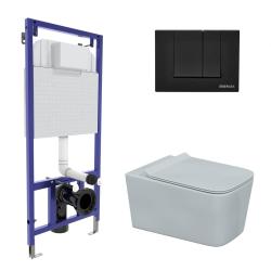 Комплект инсталляция с унитазом BERGES Novum 525 S5 Floe Rimless 043230