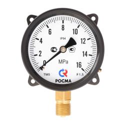 Манометр радиальный РОСМА TM-510P 100 мм 0-16 бар 1/2"