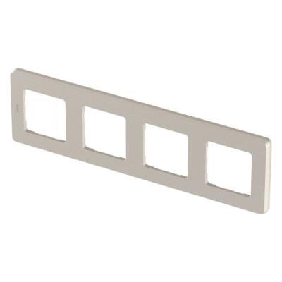 Рамка LEGRAND Inspiria 4 поста шампань 673968