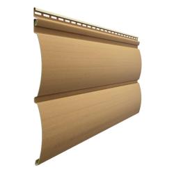 Сайдинг DOCKE Блок-хаус карамель 240*3600 мм