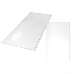 Панель ПВХ КУБАНЬТЕХНОПЛАСТ Белый лак 8*250*3000 мм