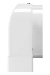 620SH12,5, Решетка вентиляционная SH 60*204 сетка разъемная на магнитах D 125, Эра