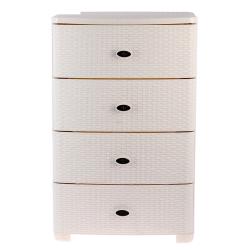 Комод АЛЬТЕРНАТИВА Плетенка 4 секции М4059