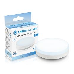 Лампа LED AMBRELLA 12W/GX53/6400К таблетка 531206