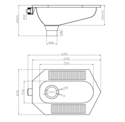 Чаша Генуя OCEANUS 4-006.1