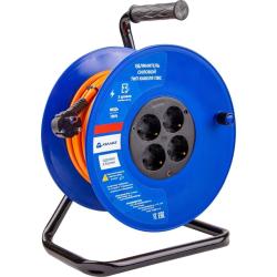 Удлинитель на катушке АТЛАНТ 4 гнезда 30 м 40167