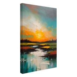 Картина печат. на дер.подрамнике 70*50 Вечереет /1-340/Симфония/