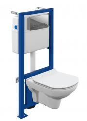Комплект инсталляция с унитазом CERSANIT Link Pro City New Clean On 64121