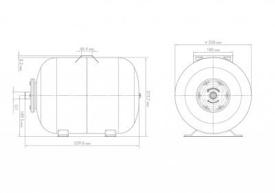 Гидропневмобак ДЖИЛЕКС Хит 50Г