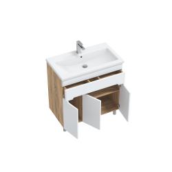Тумба с раковиной RUVANN Nika 80