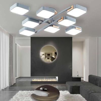 Люстра AMBRELLA Comfort FL4889/8 GR/WD Серый