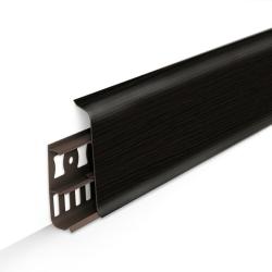 Плинтус пластиковый ДЕКОНИКА 303 Венге темный 2200*85*21 мм