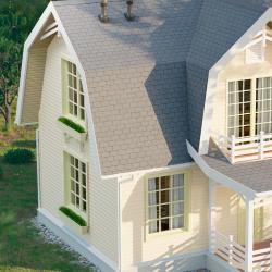 Сайдинг DOCKE Блок-хаус банан 240*3600 мм