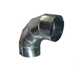 Отвод 90º оцинкованный 250 мм 