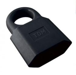 Розетка TDM с кольцом черный