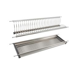 Посудосушитель встраиваемый нержавеющая сталь в L=800 мм /цвет- хром