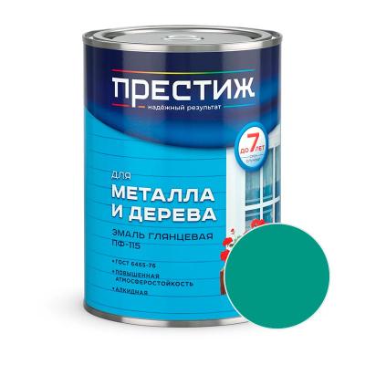 Эмаль ПРЕСТИЖ ПФ-115 Бирюзовый 0,9 кг