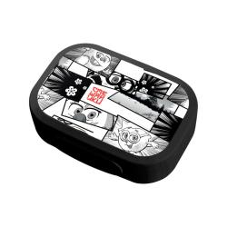 Ланч-бокс Смешарики 0,98л , черный /Бытпласт/