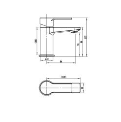 Смеситель для умывальника RUSH Madeira MA3245-11