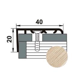 Профиль угловой ЛУКА ЛУ-06 ламинированный Дуб беленый 4087 1,8 м
