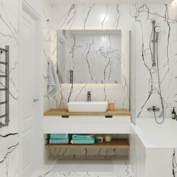 Плитка базовая AXIMA Bonn Белый 60*60 см