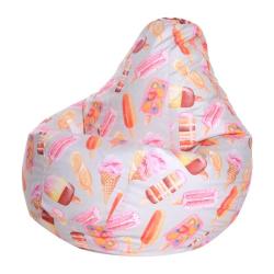 Кресло-мешок DREAMBAG Sweet Серый 95*135 см