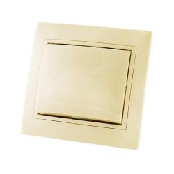 Выключатель TDM Таймыр 1 клавиша слоновая кость